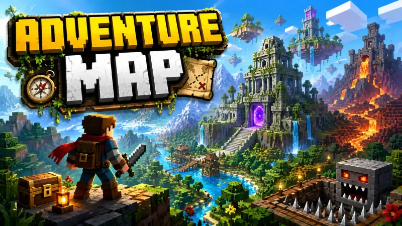 Adventure Minecraft maps preview